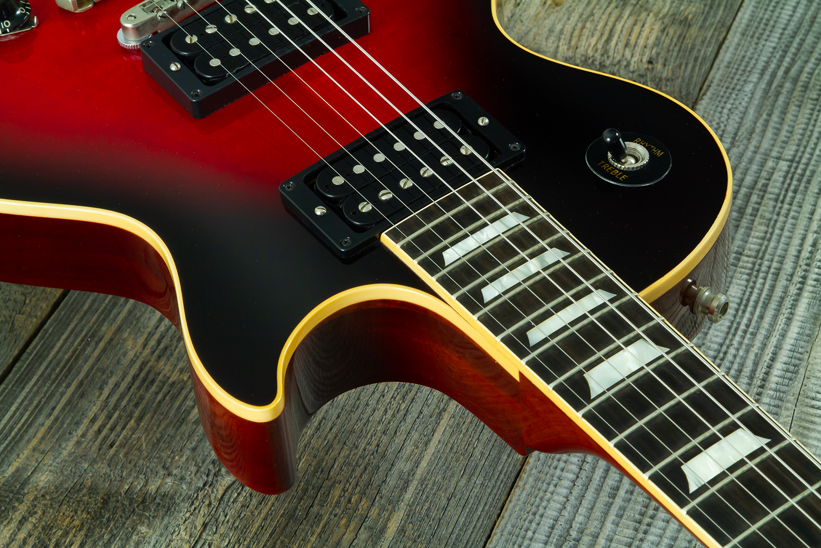 Gibson Custom Shop M2m Slash Les Paul 1958 Standard Proto #2 - Vos Vermillion Burst - Single-Cut-E-Gitarre - Variation 14