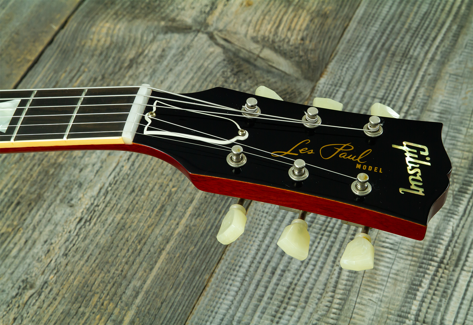 Gibson Custom Shop M2m Slash Les Paul 1958 Standard Proto #2 - Vos Vermillion Burst - Single-Cut-E-Gitarre - Variation 20