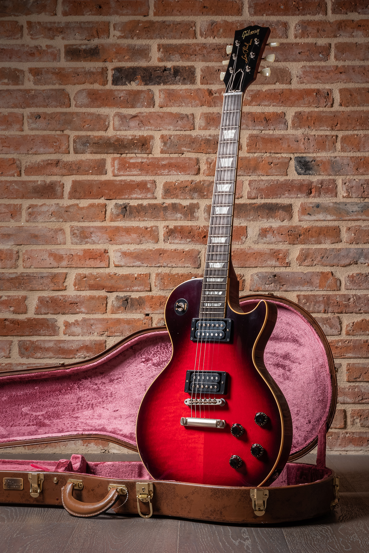 Gibson Custom Shop M2m Slash Les Paul 1958 Standard Proto #2 - Vos Vermillion Burst - Single-Cut-E-Gitarre - Variation 22