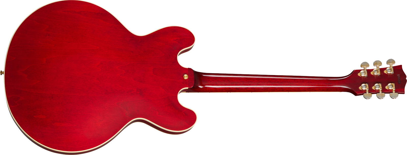 Gibson Custom Shop Marcus King Es345 1962 Sideways Vibrola 2h Trem Rw - Vos Sixties Cherry - Semi-Hollow E-Gitarre - Variation 1