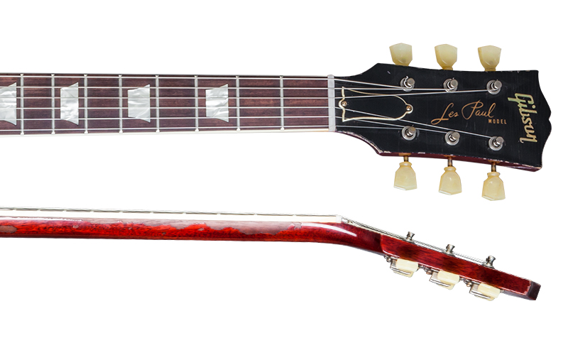 Gibson Custom Shop Mick Ralphs Les Paul Standard 1958 Replica Signature 2h Ht Rw - Aged Ralphs Burst - Single-Cut-E-Gitarre - Variation 4