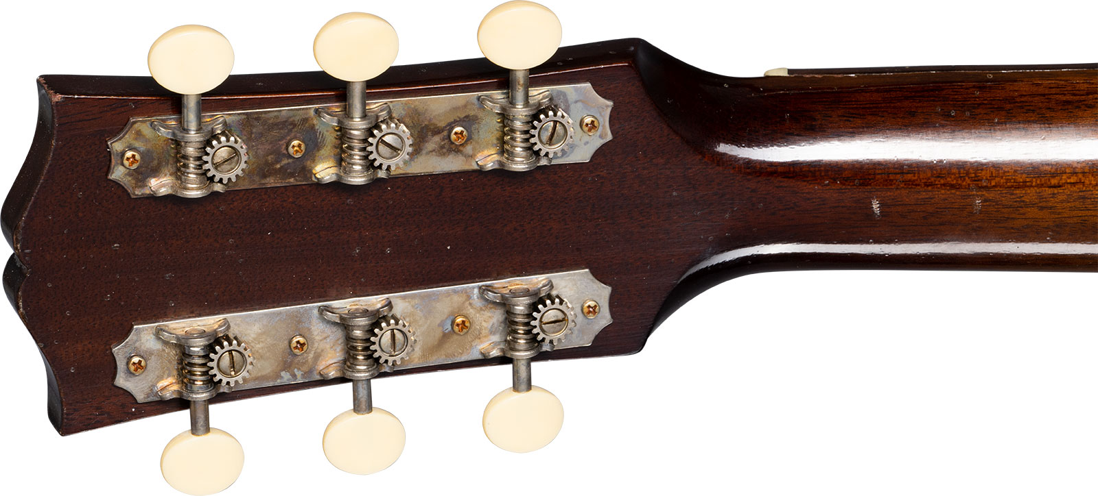 Gibson Custom Shop Murphy Lab J-45 Banner 1942 Dreadnought Epicea Acajou Rw - Light Aged Vintage Sunburst - Westerngitarre & electro - Variation 5
