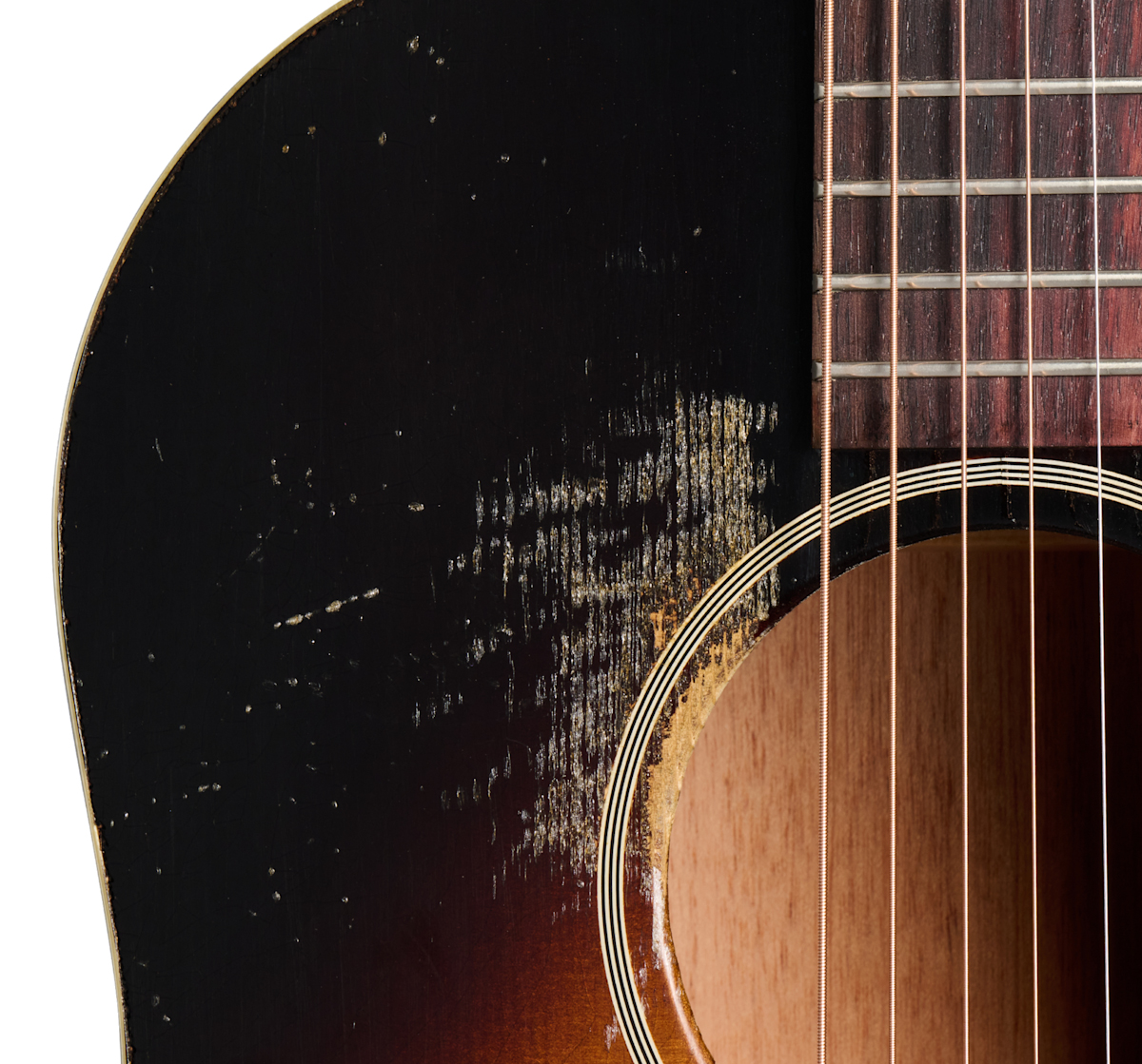 Gibson Custom Shop Murphy Lab J45 1942 Banner Dreadnought Shsc Epicea Acajou Rw - Heavy Aged Vintage Sunburst - Folk-Gitarre - Variation 3