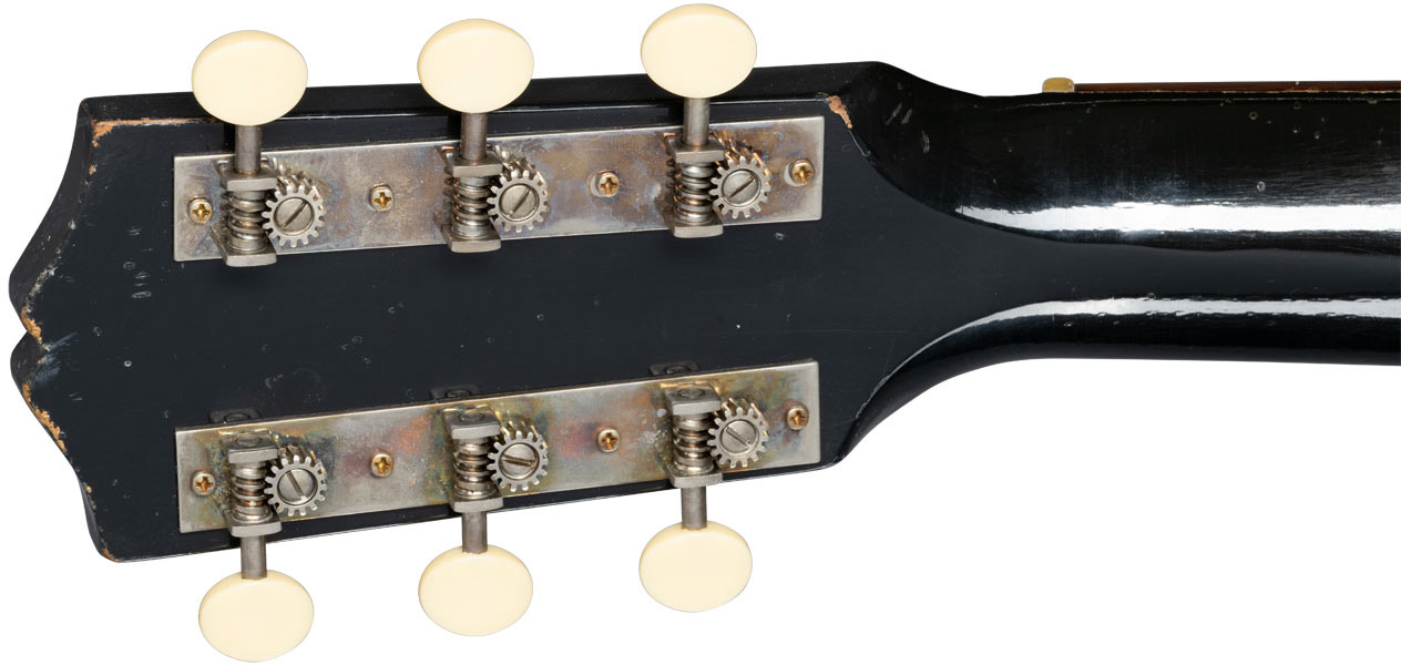 Gibson Custom Shop Murphy Lab L-00 1933 Parlor Epicea Acajou Eb - Ebony Light Aged - Folk-Gitarre - Variation 4