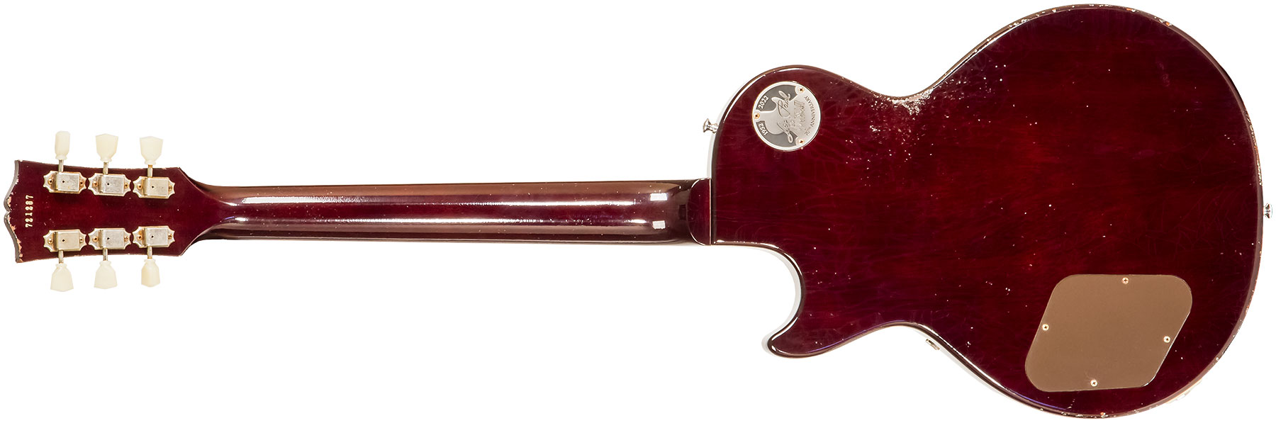 Gibson Custom Shop Murphy Lab Les Paul Goldtop 1957 Reissue 2h Ht Rw #721287 - Light Aged Double Gold With Dark Back - Single-Cut-E-Gitarre - Variatio