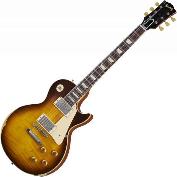 Solidbody e-gitarre Gibson Custom Shop Murphy Lab 1959 Les Paul Standard Reissue - ultra heavy aged kindred burst