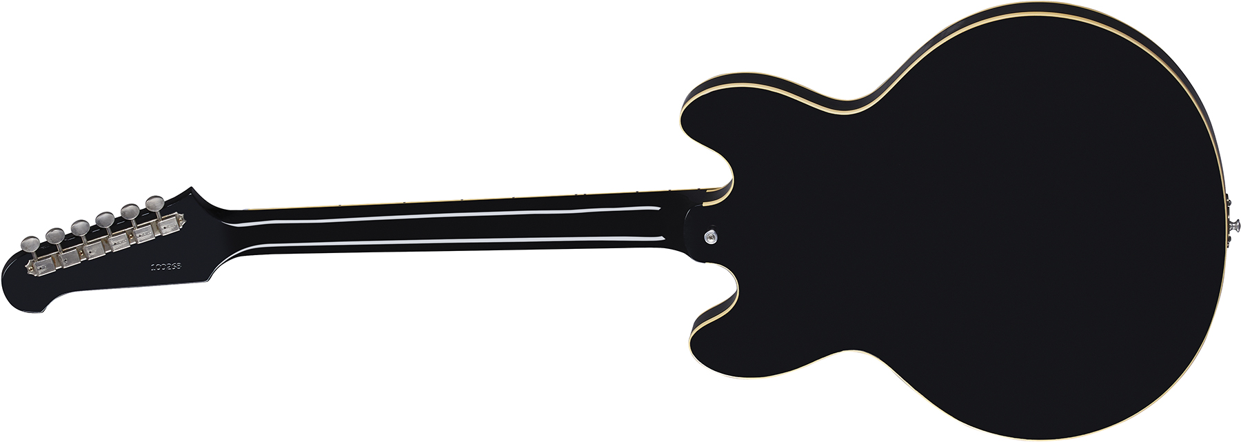 Gibson Custom Shop Murphy Lab Trini Lopez Standard 1964 2h Ht Rw - Ultra Light Aged Ebony - Semi-Hollow E-Gitarre - Variation 1