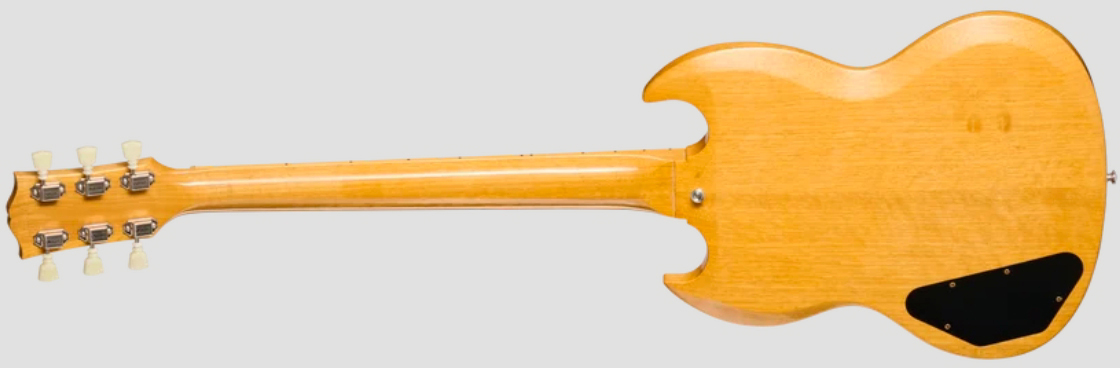 Gibson Custom Shop Sg Standard Reissue 1964 Korina Le Ltd 2h Trem Eb - Vos Antique Natural - Double Cut E-Gitarre - Variation 1