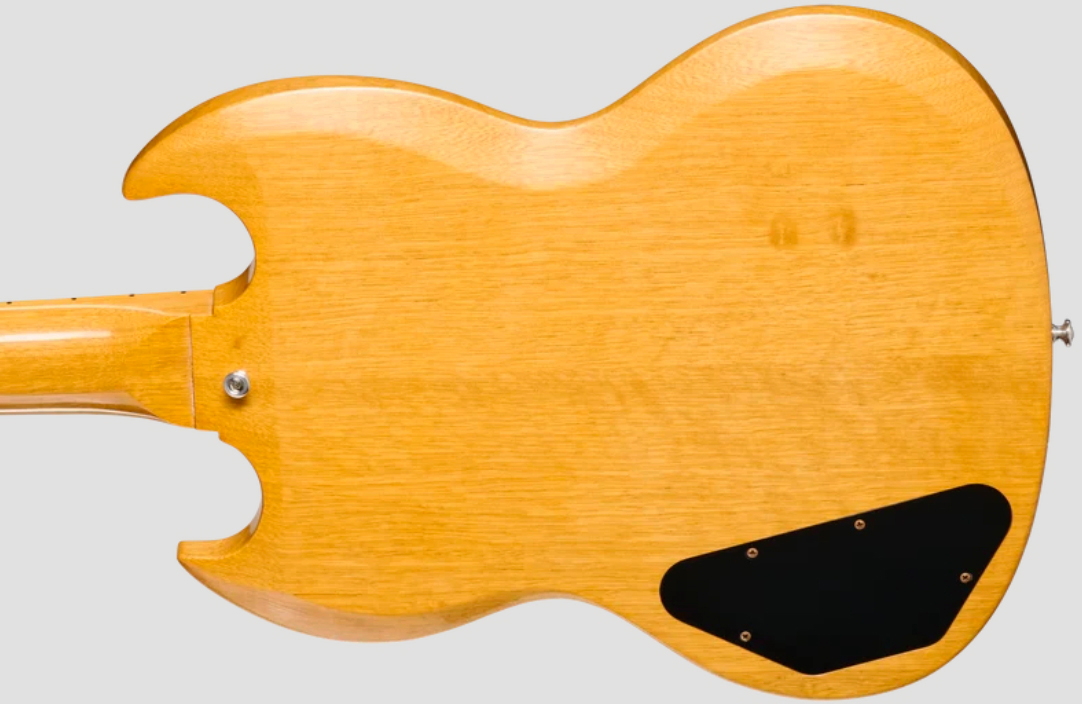 Gibson Custom Shop Sg Standard Reissue 1964 Korina Le Ltd 2h Trem Eb - Vos Antique Natural - Double Cut E-Gitarre - Variation 4
