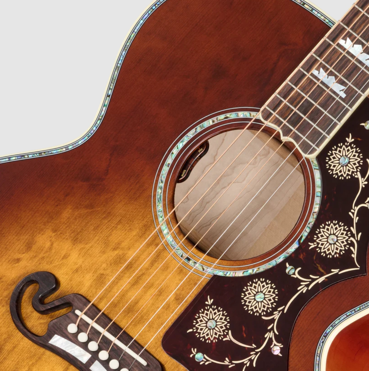 Gibson Custom Shop Sj200 Ann. Ltd Super Jumbo Epicea Erable Rw - Cremona Burst - Folk-Gitarre - Variation 3