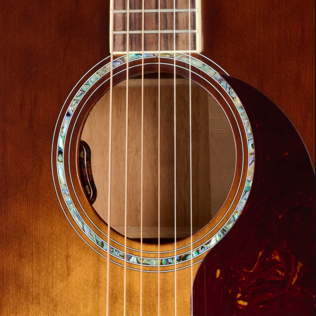 Gibson Custom Shop Sj200 Ann. Ltd Super Jumbo Epicea Erable Rw - Cremona Burst - Folk-Gitarre - Variation 4