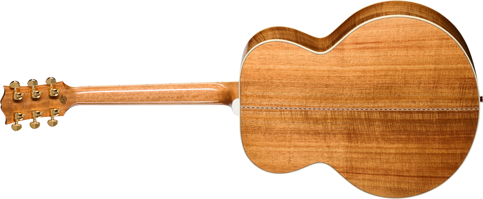 Gibson Custom Shop Sj200 Elegant Koa Artisan Jumbo Epicea Koa Rw - Honey Burst - Folk-Gitarre - Variation 1