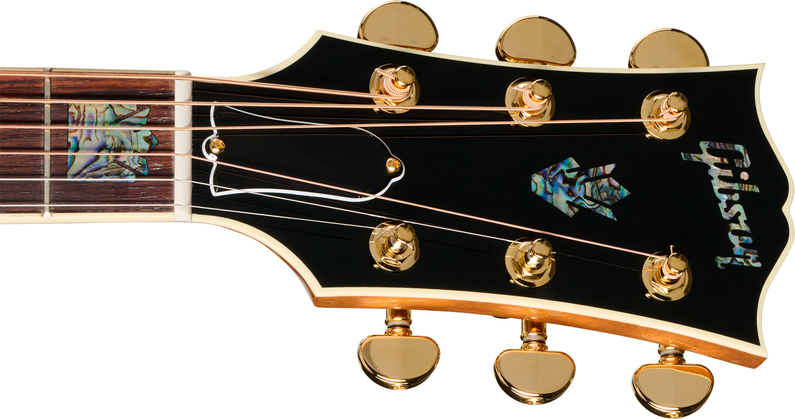 Gibson Custom Shop Sj200 Elegant Koa Artisan Jumbo Epicea Koa Rw - Honey Burst - Folk-Gitarre - Variation 5