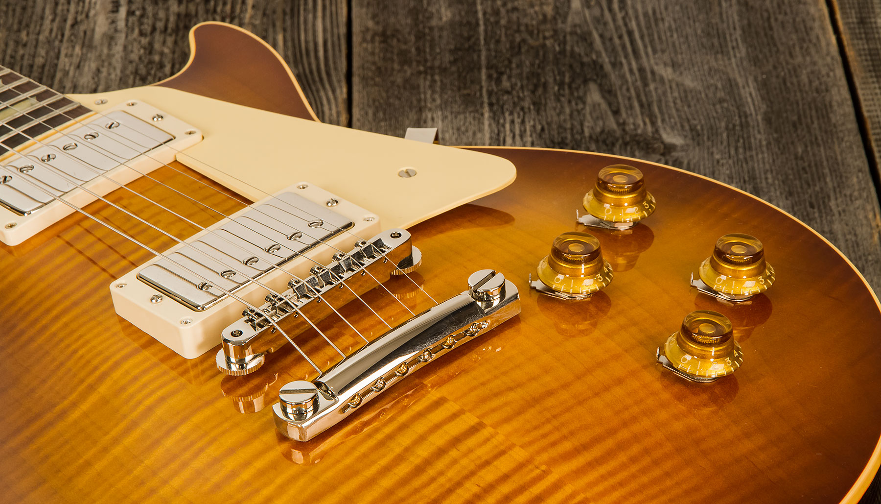 Gibson Custom Shop Standard Historic Les Paul Standard 1959 2h Ht Rw - Gloss Lemonburst - Single-Cut-E-Gitarre - Variation 3