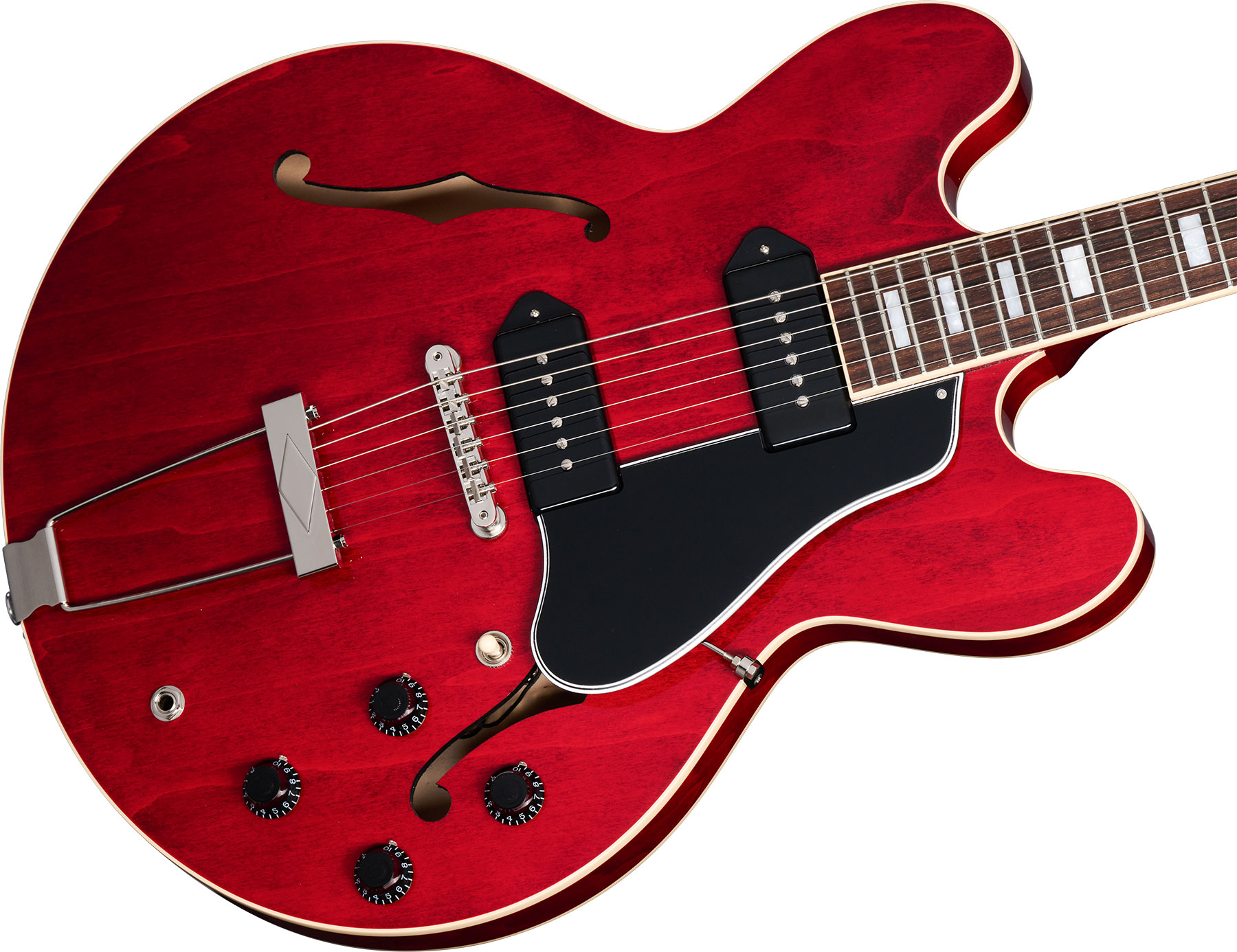 Gibson Es-330 2s P90 Ht Rw - Sixties Cherry - Semi-Hollow E-Gitarre - Variation 3