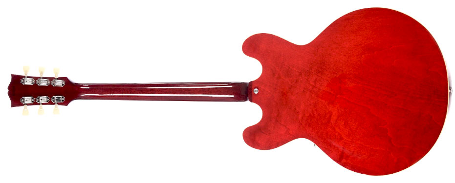 Gibson Es-335 1961 Kalamazoo Historic 2019 2h Ht Rw - Gloss Sixties Cherry - Semi-Hollow E-Gitarre - Variation 1