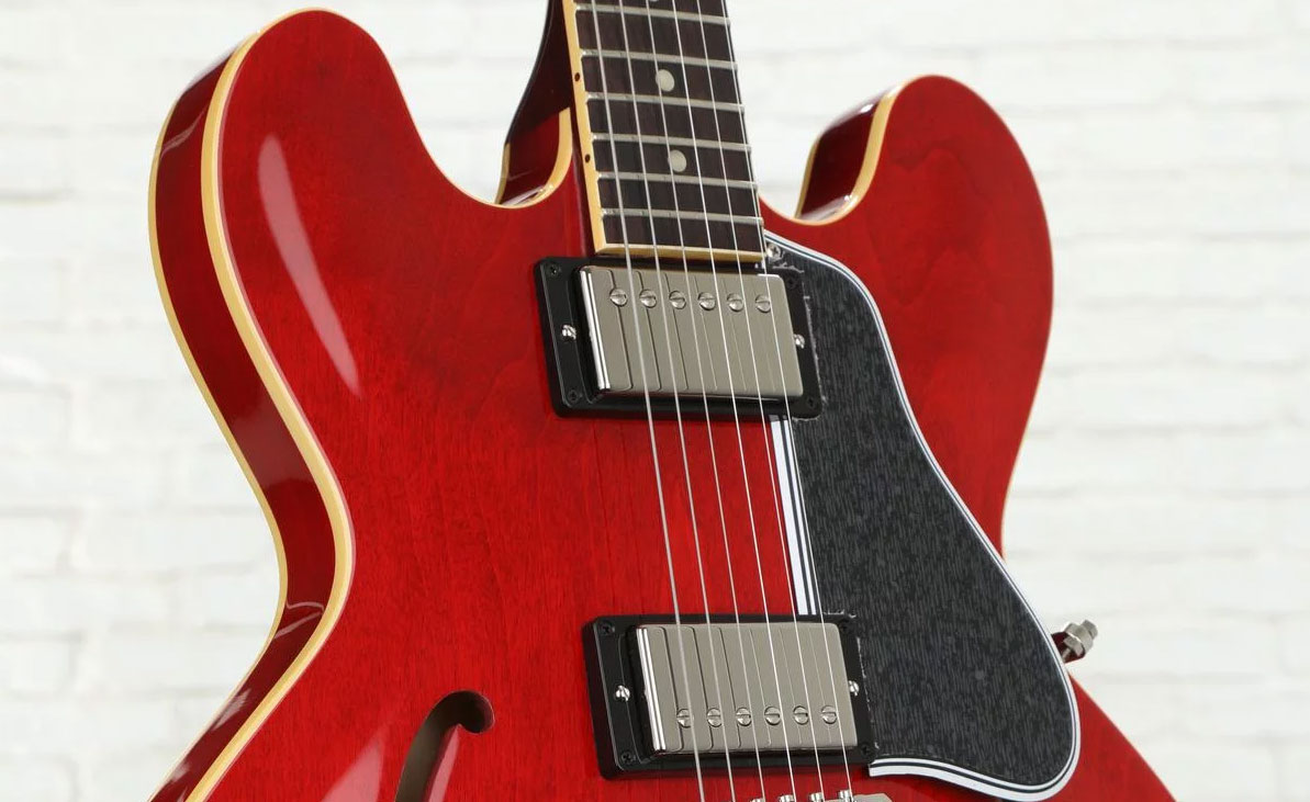Gibson Es-335 1961 Kalamazoo Historic 2019 2h Ht Rw - Gloss Sixties Cherry - Semi-Hollow E-Gitarre - Variation 3