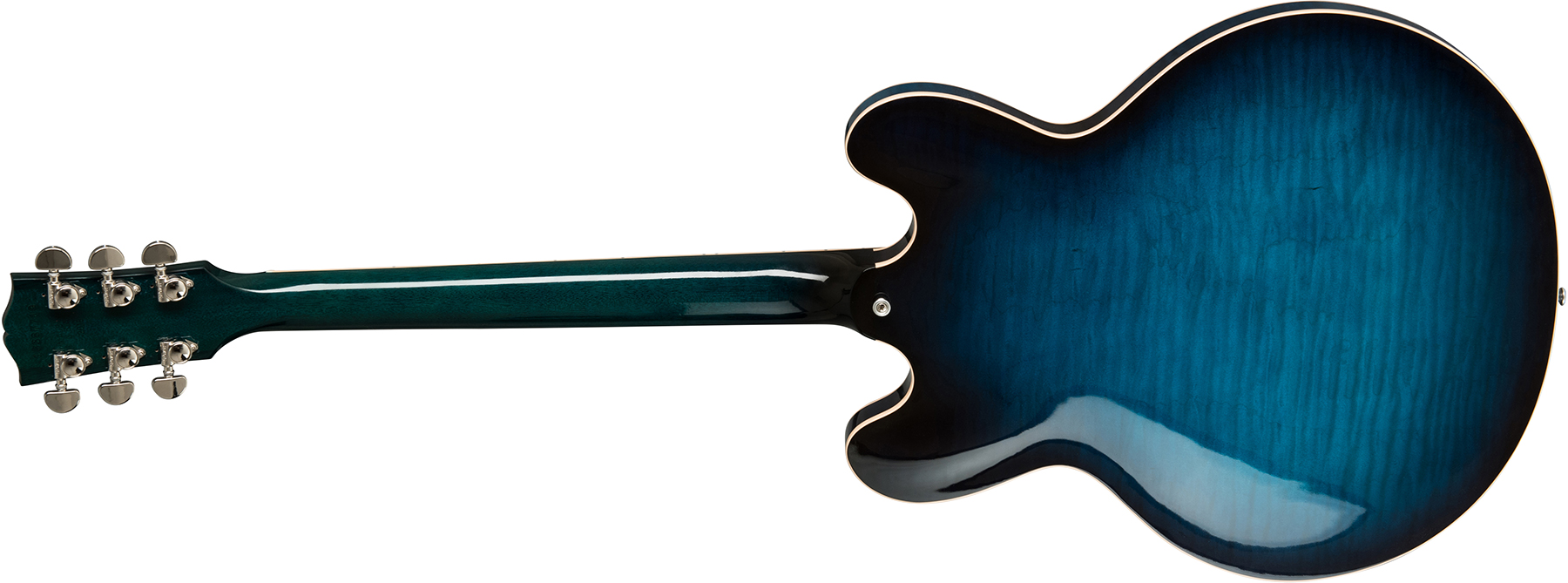 Gibson Es-335 Dot 2019 Hh Ht Rw - Blue Burst - Semi-Hollow E-Gitarre - Variation 1