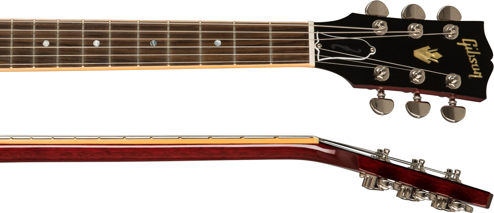 Gibson Es-335 Dot 2019 Hh Ht Rw - Antique Faded Cherry - Semi-Hollow E-Gitarre - Variation 3