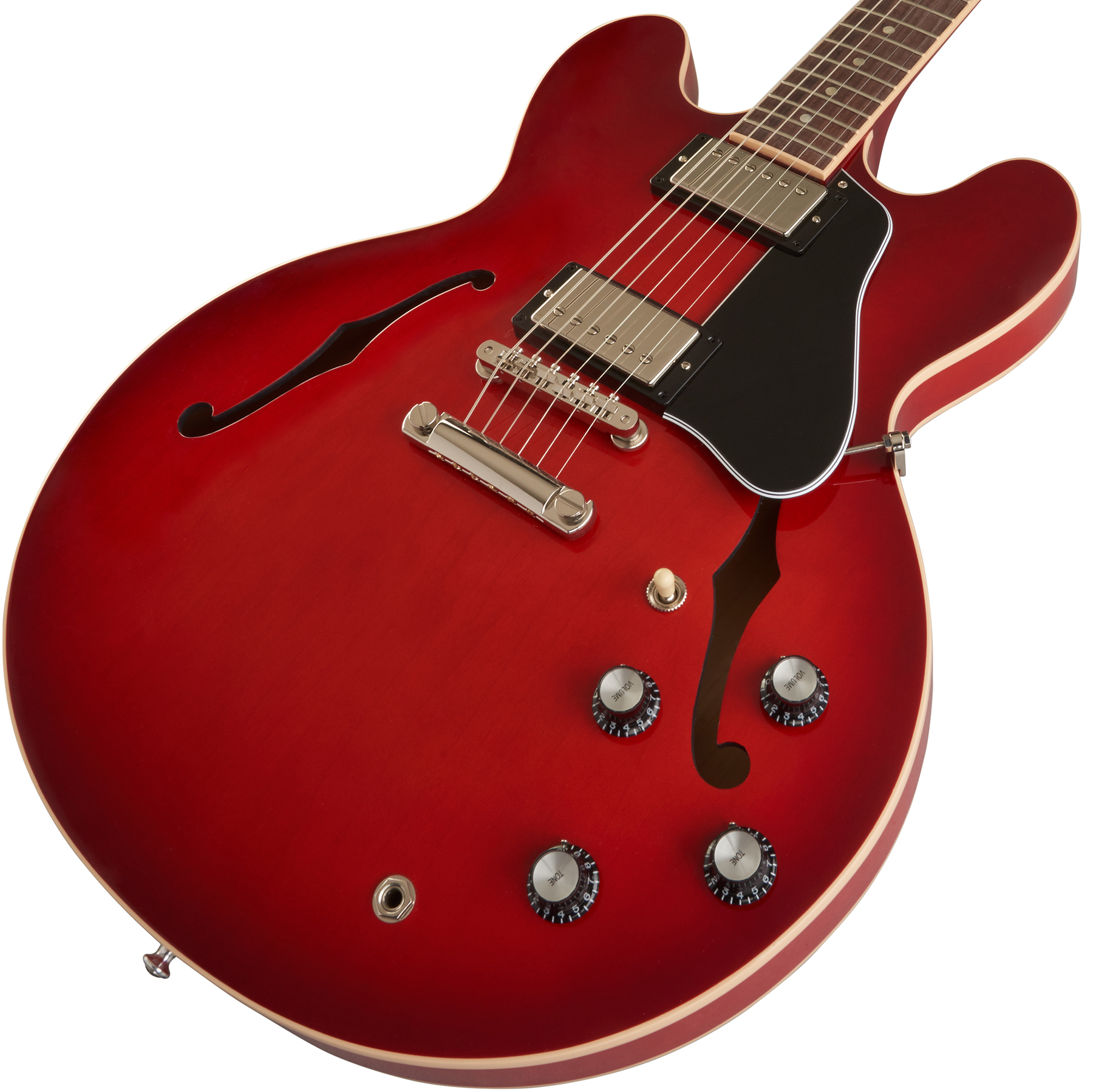 Gibson Es-335 Dot 2019 Hh Ht Rw - Cherry Burst - Semi-Hollow E-Gitarre - Variation 3