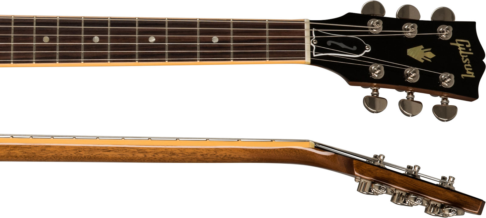Gibson Es-335 Dot 2019 Hh Ht Rw - Dark Natural - Semi-Hollow E-Gitarre - Variation 3