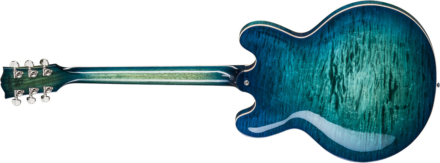 Gibson Es-335 Figured 2018 - Aquamarine - Semi-Hollow E-Gitarre - Variation 2