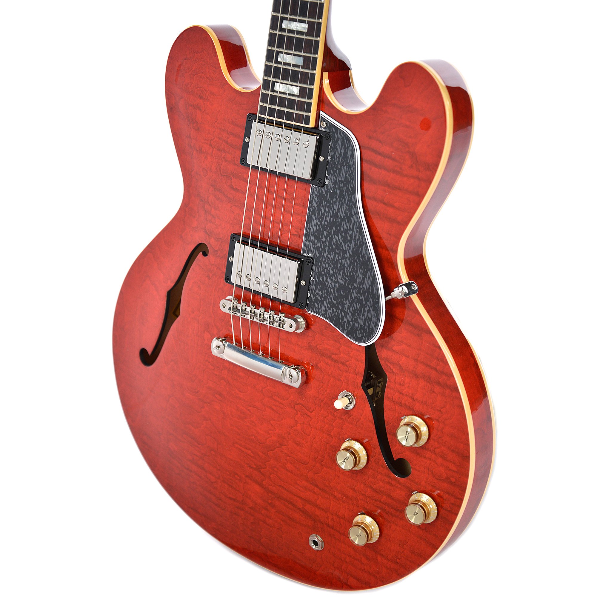 Gibson Es-335 Figured 2018 Ltd - Antique Sixties Cherry - Semi-Hollow E-Gitarre - Variation 2