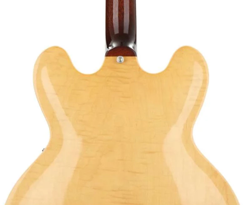 Gibson Es-335 Figured 2018 Ltd 2h Ht Rw - Dark Vintage Natural - Semi-Hollow E-Gitarre - Variation 3