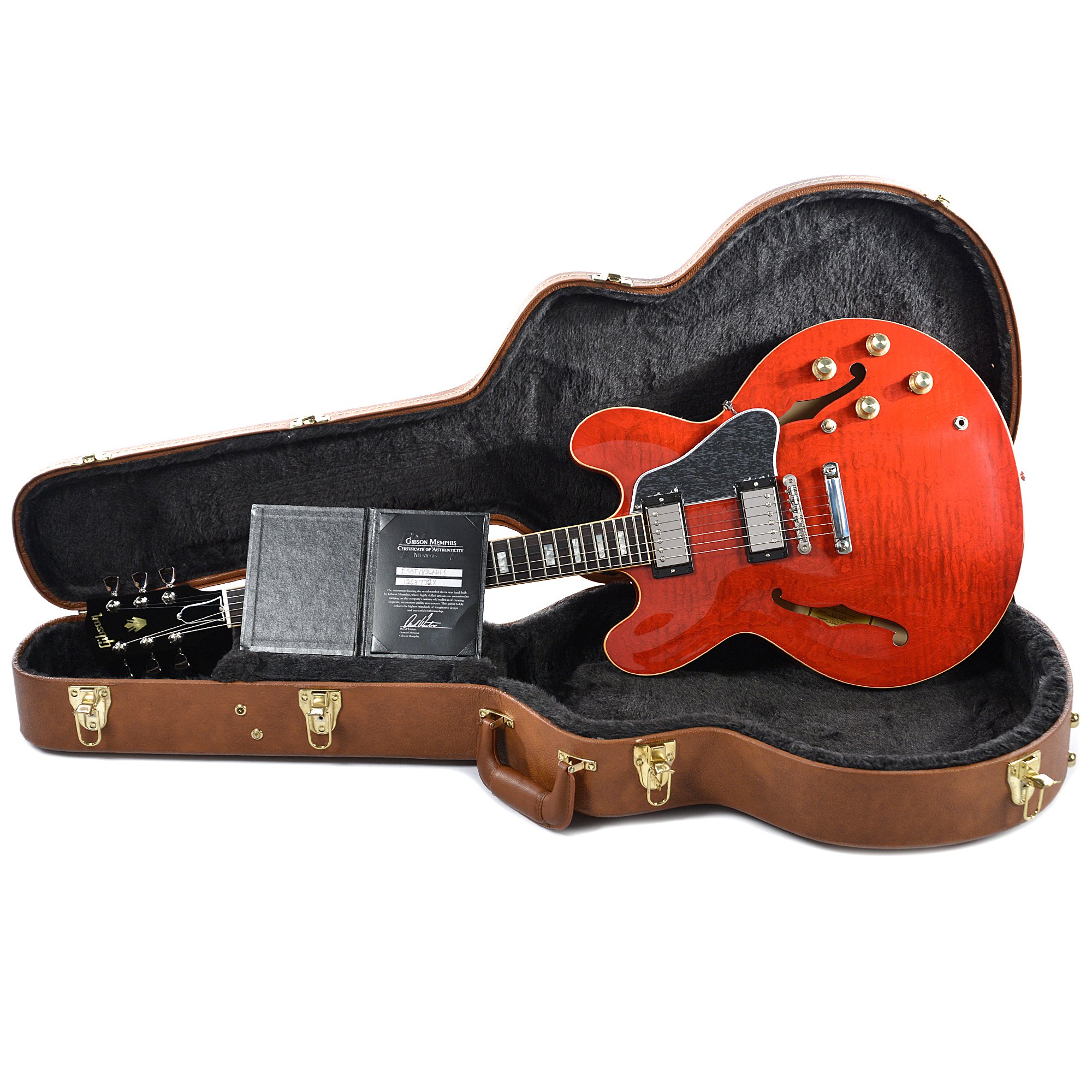 Gibson Es-335 Figured 2018 Ltd - Antique Sixties Cherry - Semi-Hollow E-Gitarre - Variation 5