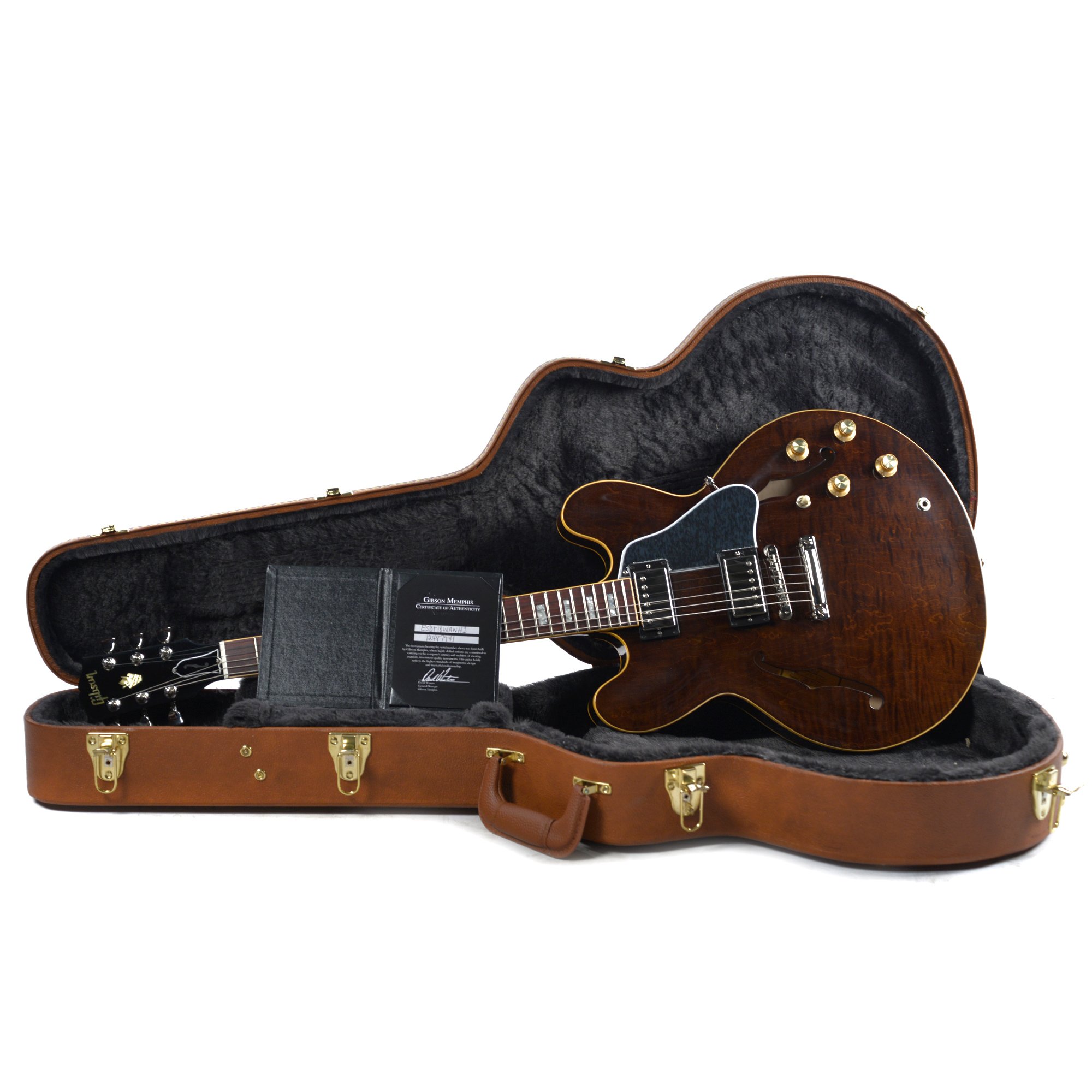 Gibson Es-335 Figured 2018 Ltd - Antique Walnut - Semi-Hollow E-Gitarre - Variation 5