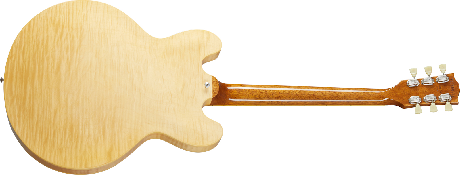 Gibson Es-335 Figured Original 2020 2h Ht Rw - Antique Natural - Semi-Hollow E-Gitarre - Variation 1