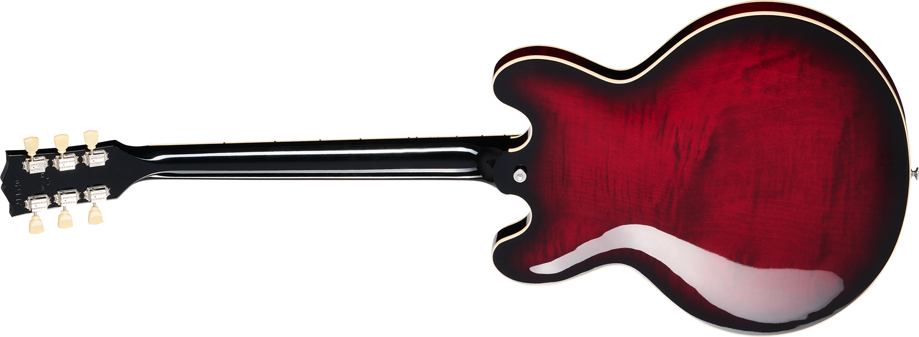Gibson Es-335 Figured Original Custom Color 2h Ht Rw - Blood Moon Burst - Semi-Hollow E-Gitarre - Variation 1