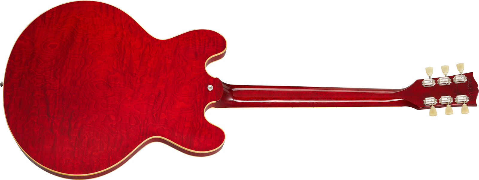 Gibson Es-335 Figured Lh Original Gaucher 2h Ht Rw - Sixties Cherry - E-Gitarre für Linkshänder - Variation 2