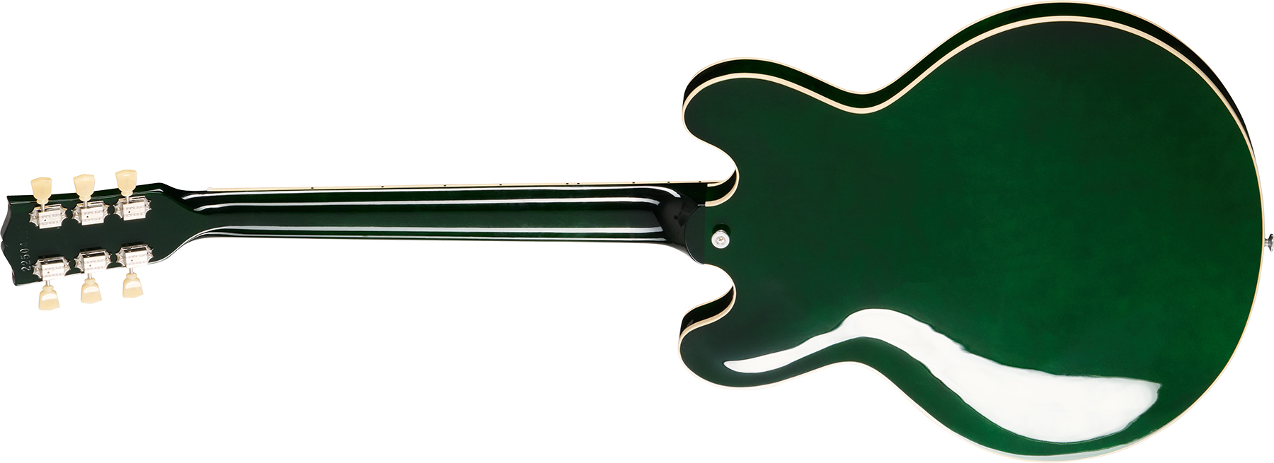 Gibson Es-335 Original Custom Color 2h Ht Rw - Spearmint - Semi-Hollow E-Gitarre - Variation 1