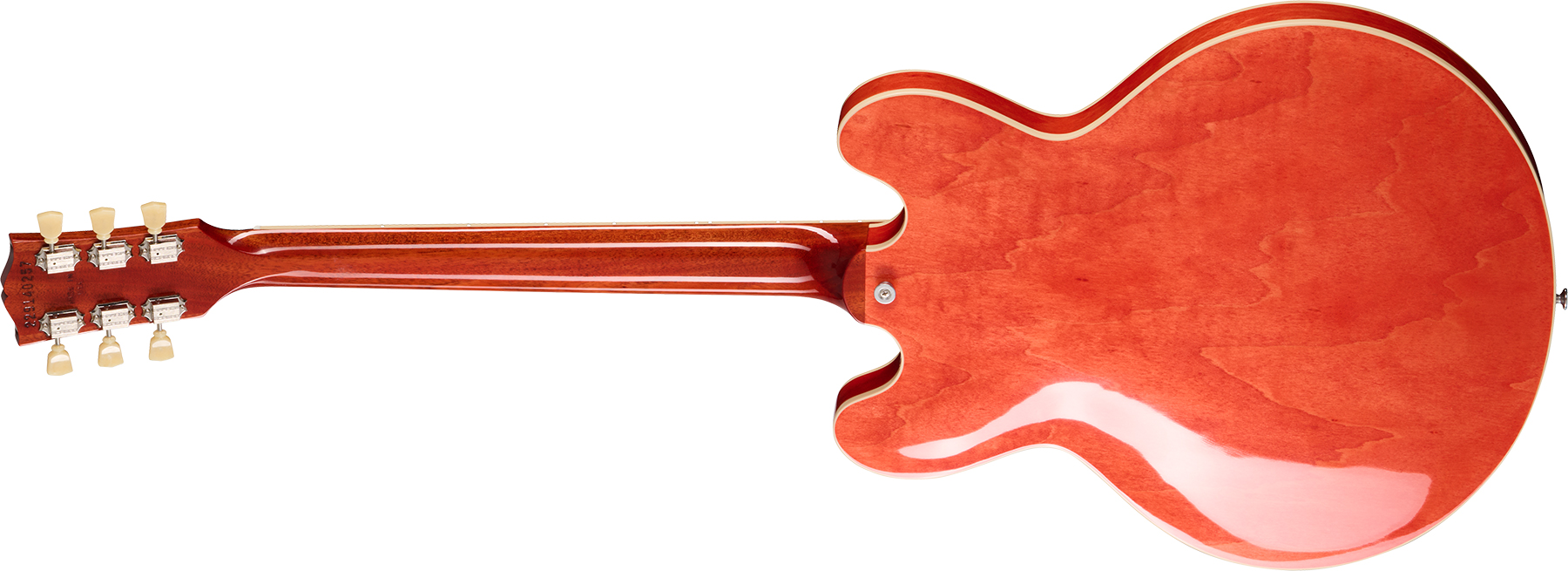 Gibson Es-335 Original Custom Color 2h Ht Rw - Watermelon - Semi-Hollow E-Gitarre - Variation 1