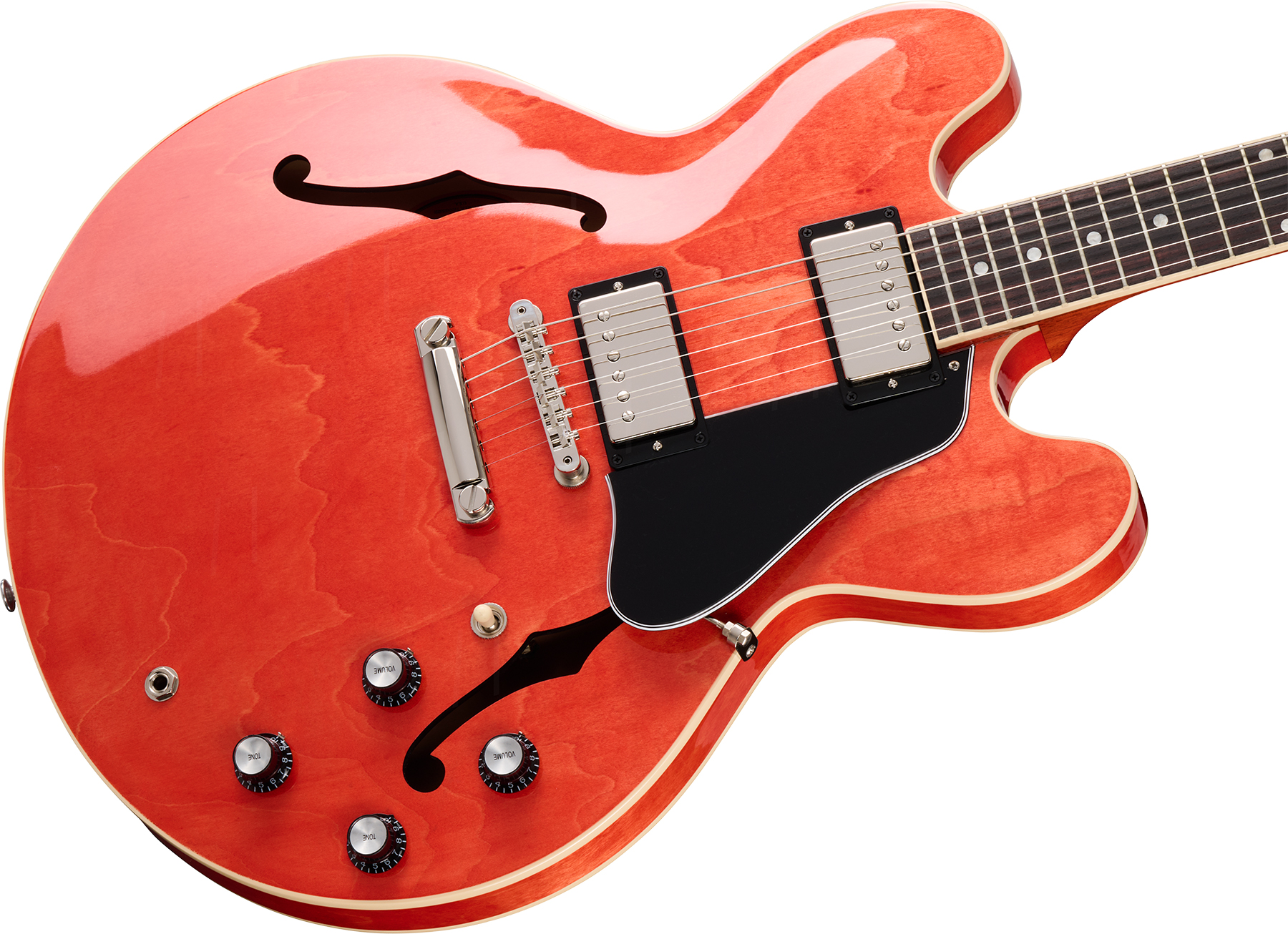 Gibson Es-335 Original Custom Color 2h Ht Rw - Watermelon - Semi-Hollow E-Gitarre - Variation 3