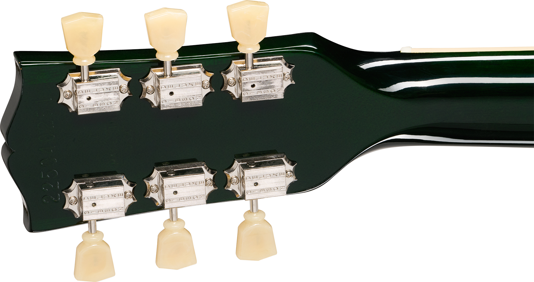 Gibson Es-335 Original Custom Color 2h Ht Rw - Spearmint - Semi-Hollow E-Gitarre - Variation 4