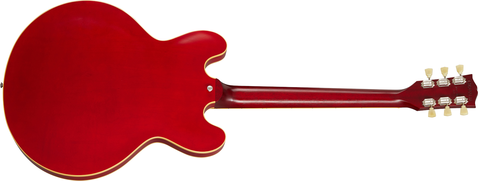 Gibson Es-335 Satin Modern 2020 2h Ht Rw - Satin Cherry - Semi-Hollow E-Gitarre - Variation 1