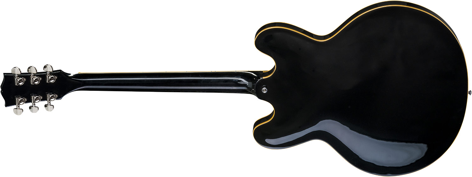 Gibson Es-335 Traditional 2018 - Vintage Ebony - Semi-Hollow E-Gitarre - Variation 2