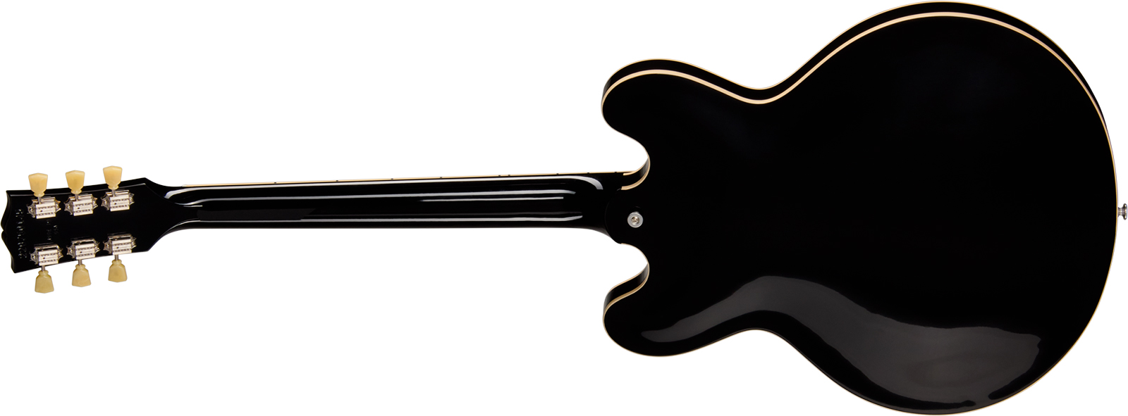 Gibson Es335 50s Usa 2h Ht Rw - Ebony - Semi-Hollow E-Gitarre - Variation 1