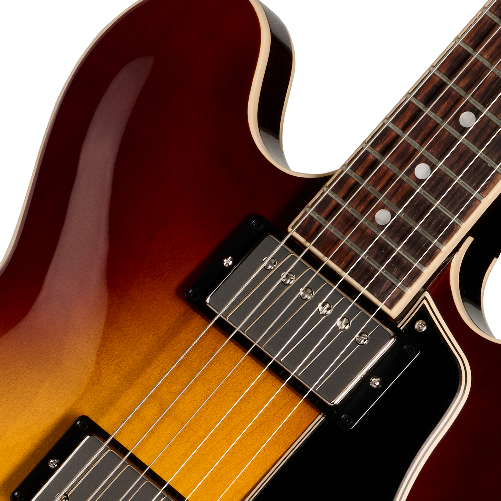 Gibson Es335 50s Usa 2h Ht Rw - Vintage Tobacco Burst - Semi-Hollow E-Gitarre - Variation 2