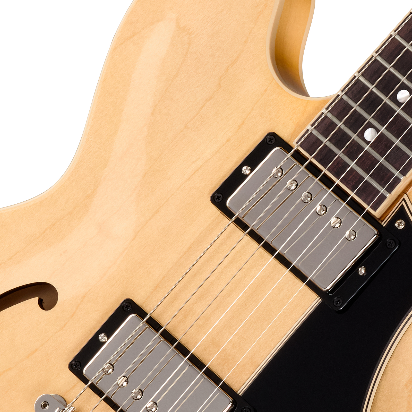Gibson Es335 50s Usa 2h Ht Rw - Vintage Natural - Semi-Hollow E-Gitarre - Variation 2