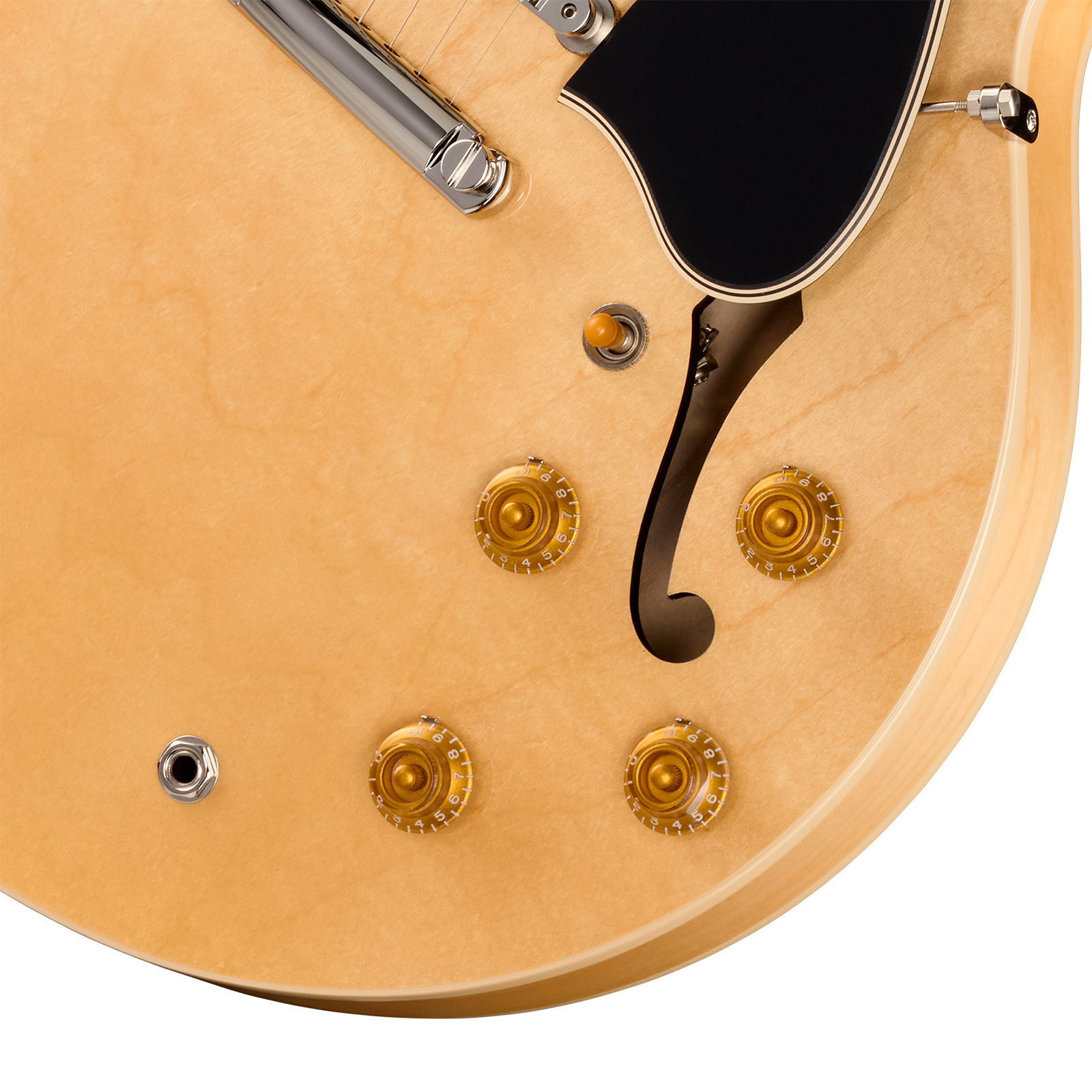 Gibson Es335 50s Usa 2h Ht Rw - Vintage Natural - Semi-Hollow E-Gitarre - Variation 3