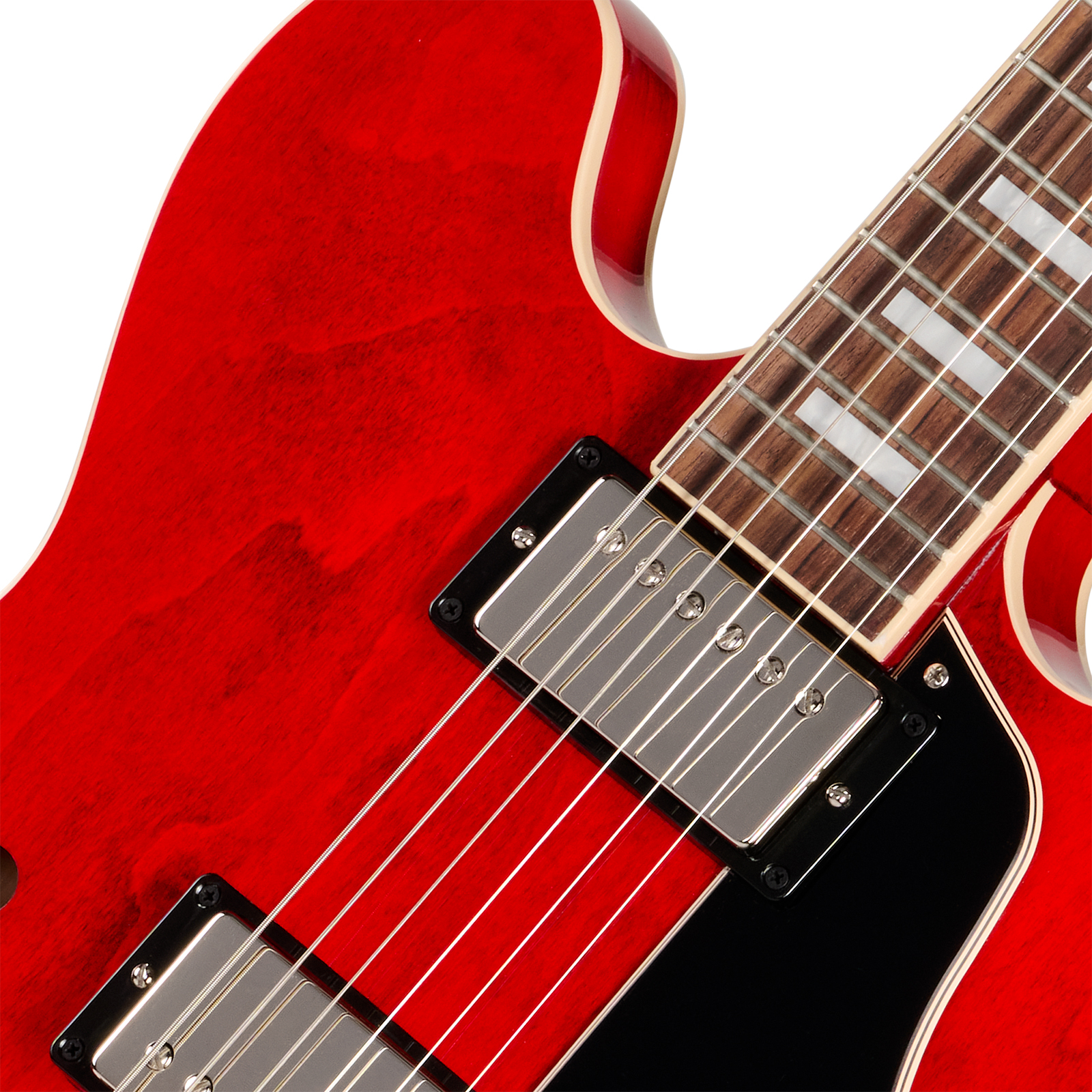 Gibson Es335 60s Usa 2h Ht Rw - Sixties Cherry - Semi-Hollow E-Gitarre - Variation 2