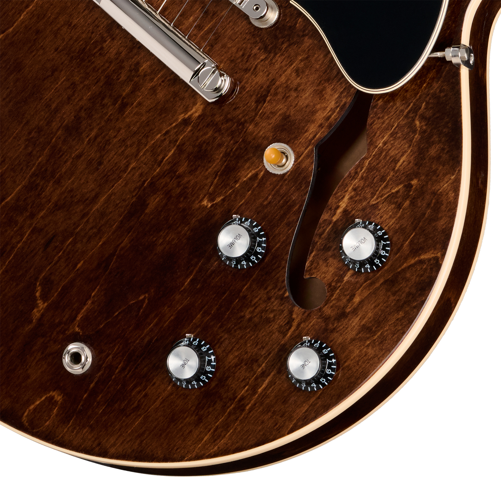 Gibson Es335 60s Usa 2h Ht Rw - Dark Walnut - Semi-Hollow E-Gitarre - Variation 3