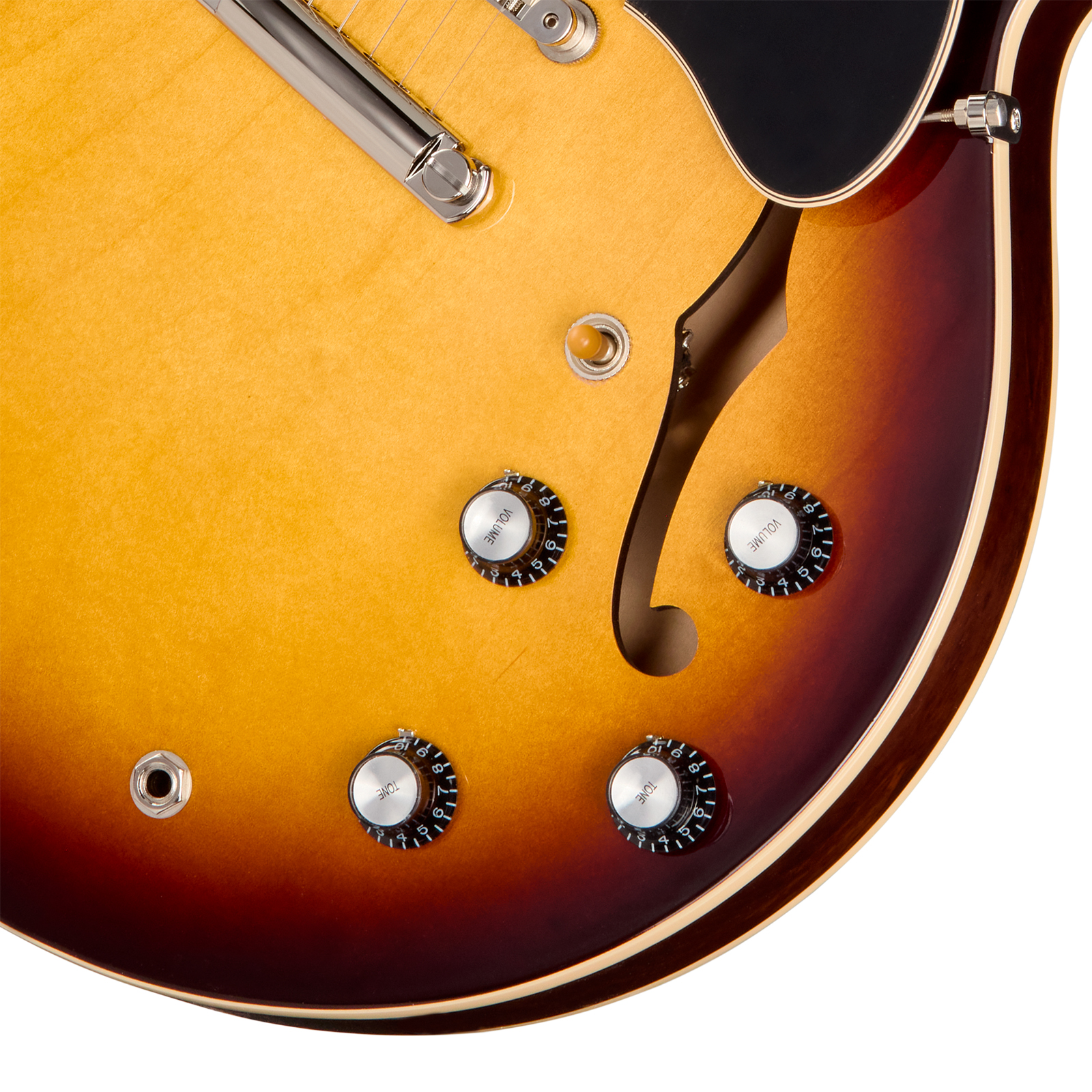 Gibson Es335 60s Usa 2h Ht Rw - Vintage Burst - Semi-Hollow E-Gitarre - Variation 3