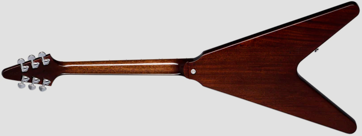 Gibson Flying V 70s Original 2h Ht Rw - Dark Walnut - E-Gitarre aus Metall - Variation 1