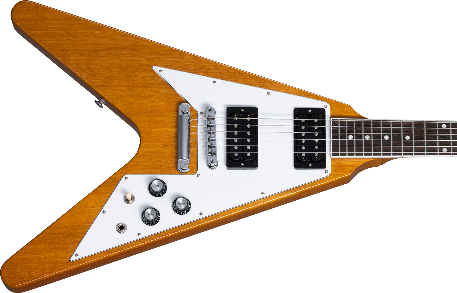 Gibson Flying V 70s Original 2h Ht Rw - Antique Natural - E-Gitarre aus Metall - Variation 3
