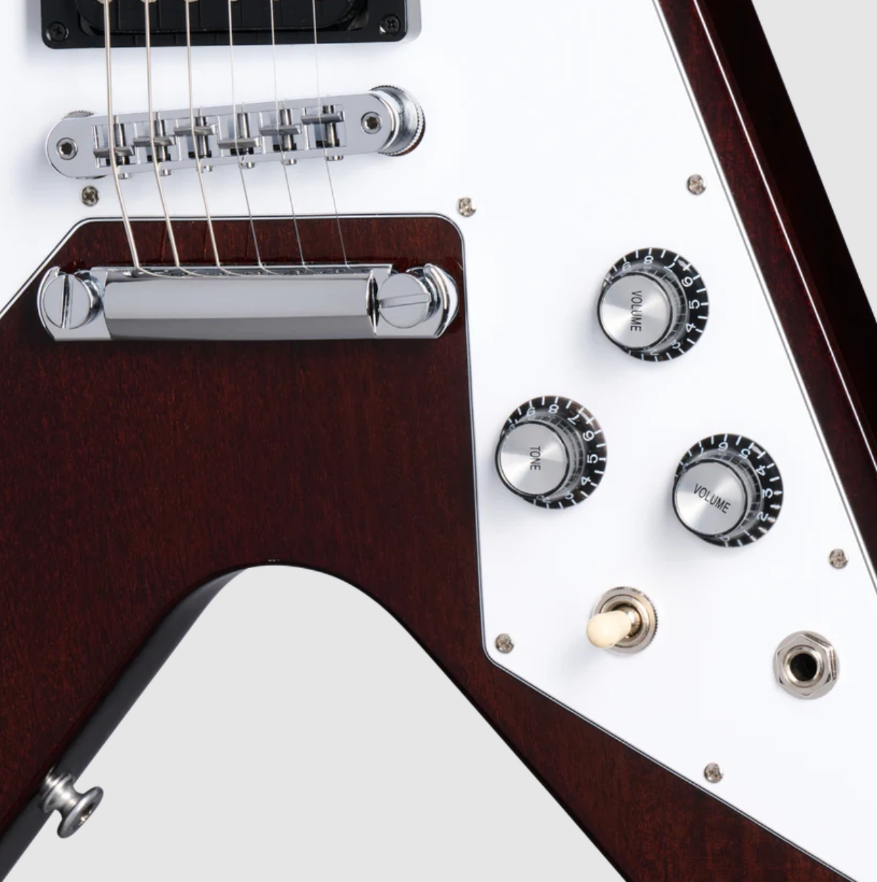 Gibson Flying V 70s Original 2h Ht Rw - Dark Walnut - E-Gitarre aus Metall - Variation 3