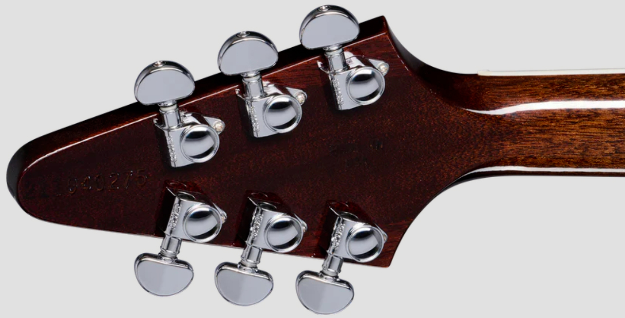 Gibson Flying V 70s Original 2h Ht Rw - Dark Walnut - E-Gitarre aus Metall - Variation 4